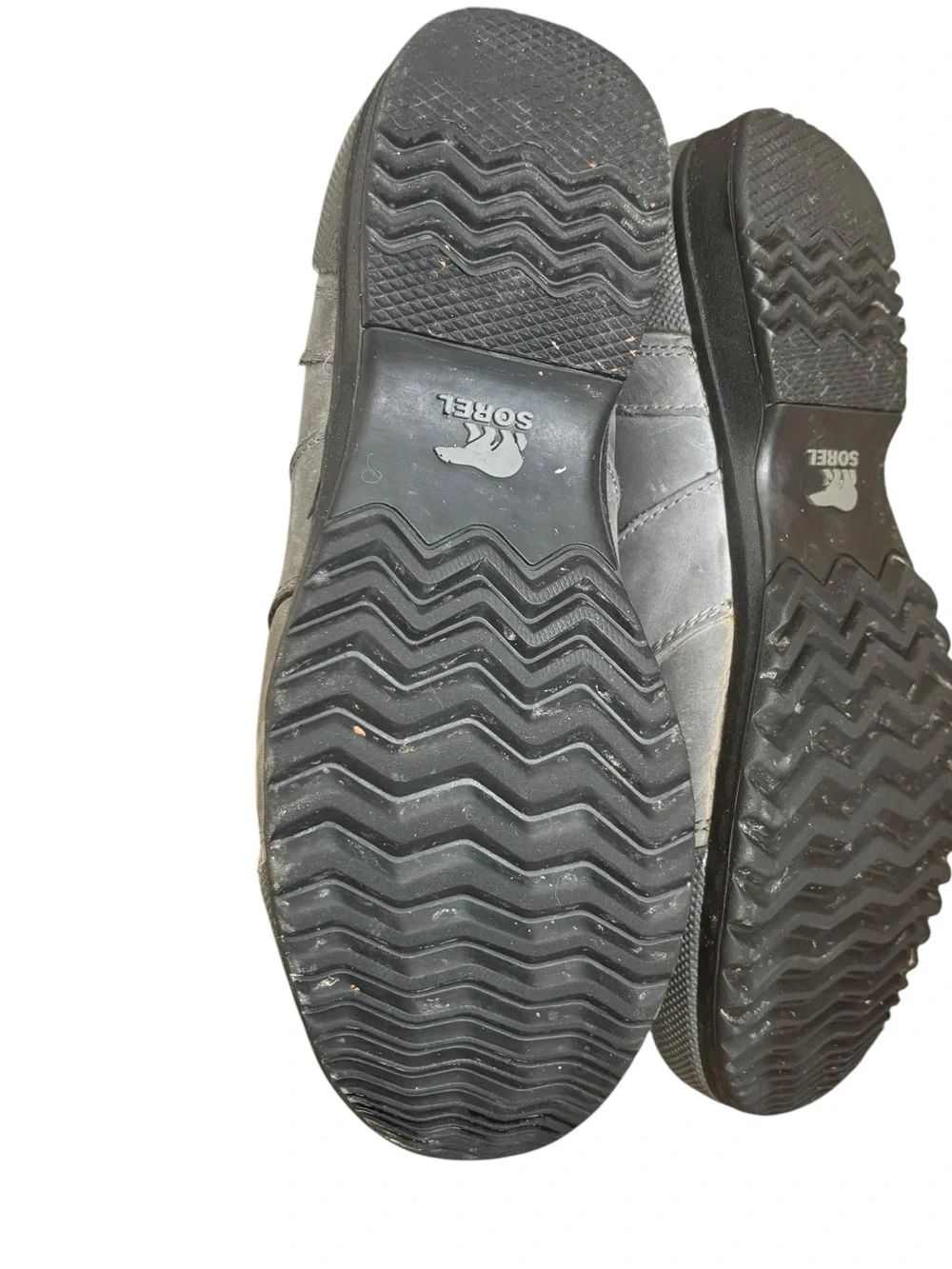 Sorel Ankeny Mid High Men's Gray Waterproof Lace-Up Leather Hiking Boots